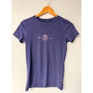 Free State Women's Small Purple Dragon Graphic Crew Neck T-Shirt
